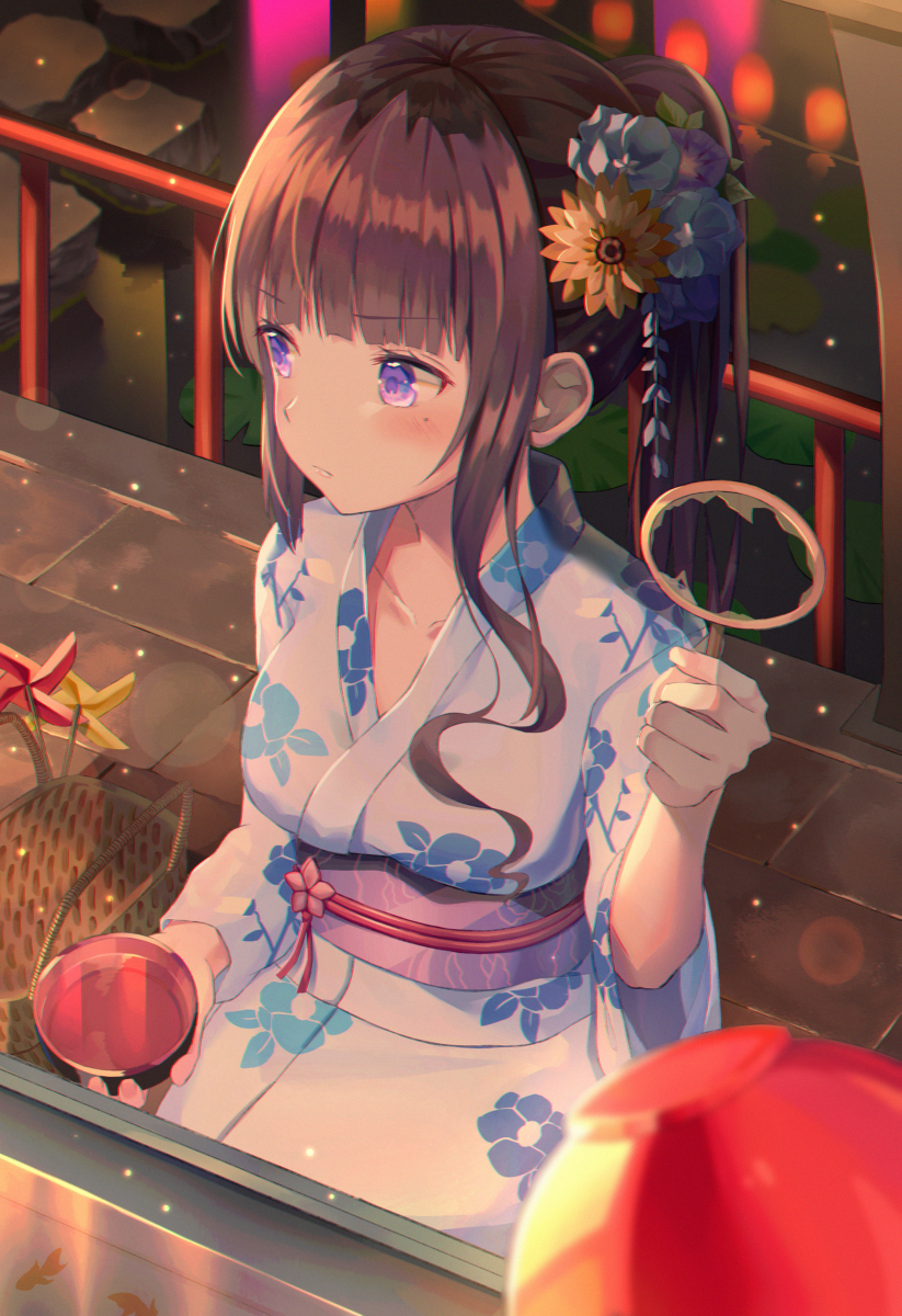 This is a pixiv picture whose title is 夏祭り.