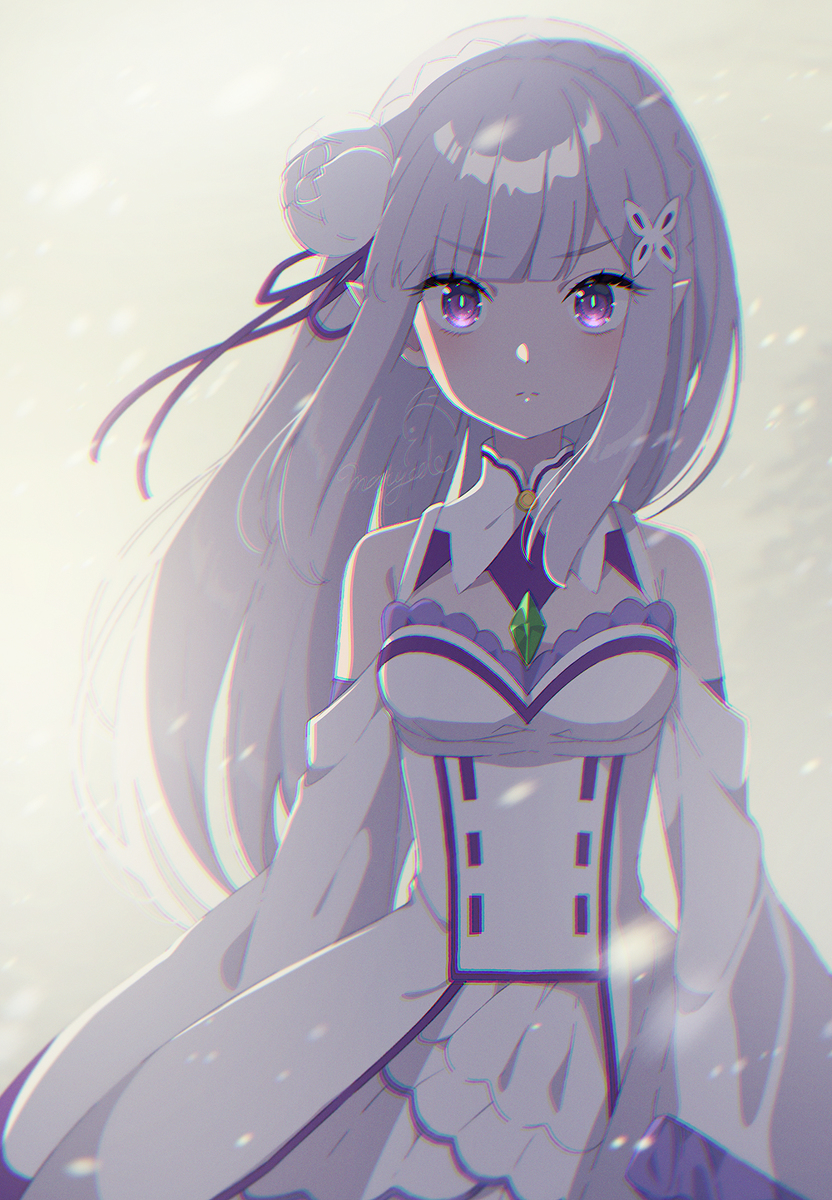 This is a pixiv picture whose title is エミリア.