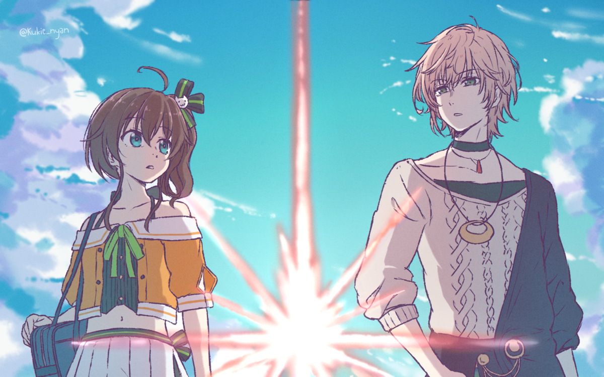 This is a pixiv picture whose title is なんでもないや.