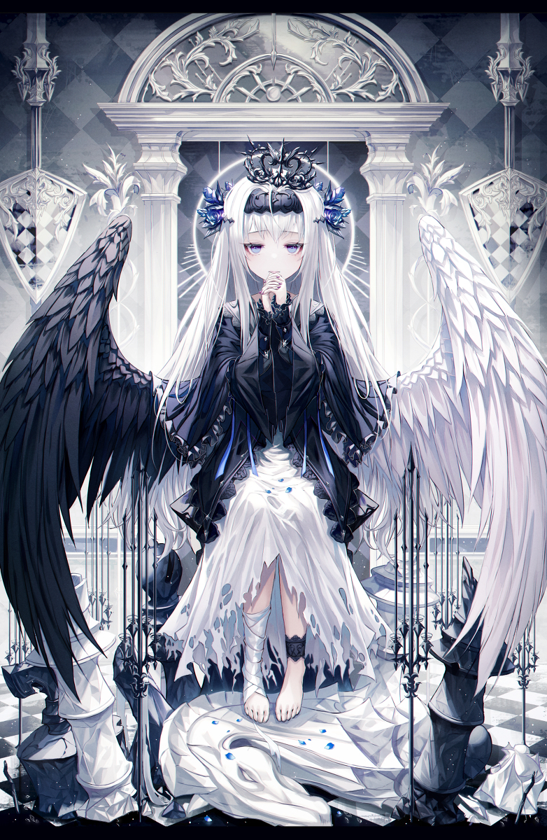 This is a pixiv picture whose title is Half.