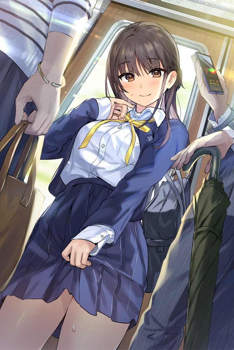 This is a pixiv picture whose title is (兄さんのシャツに・・・マーキングしちゃってるっ♥).