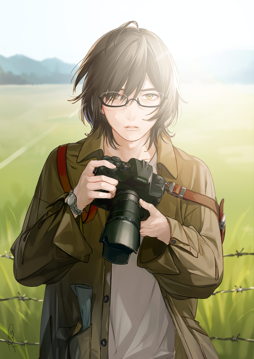 This is a pixiv picture whose title is 映画のように生きたい.