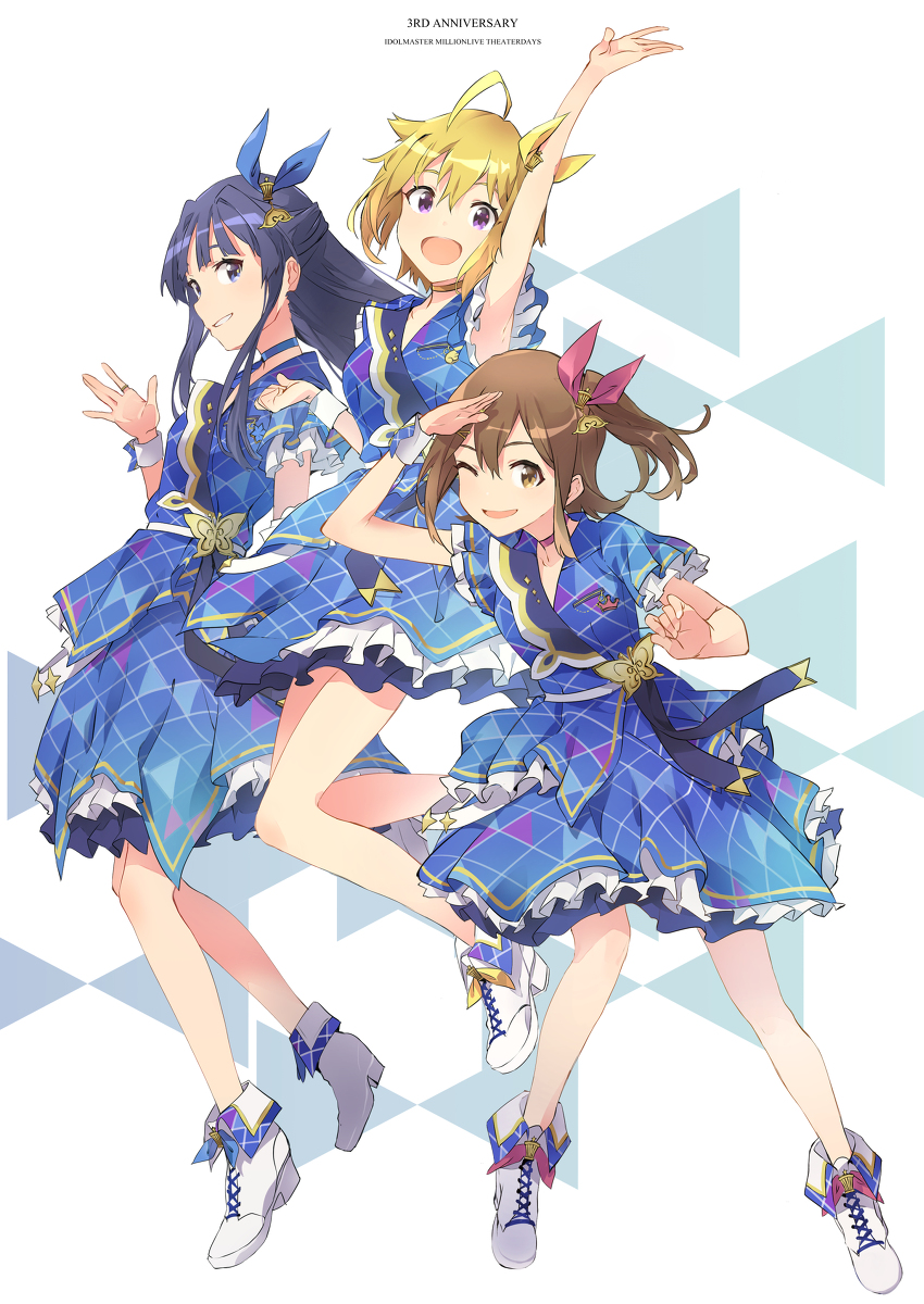This is a pixiv picture whose title is 3rd anniversary.