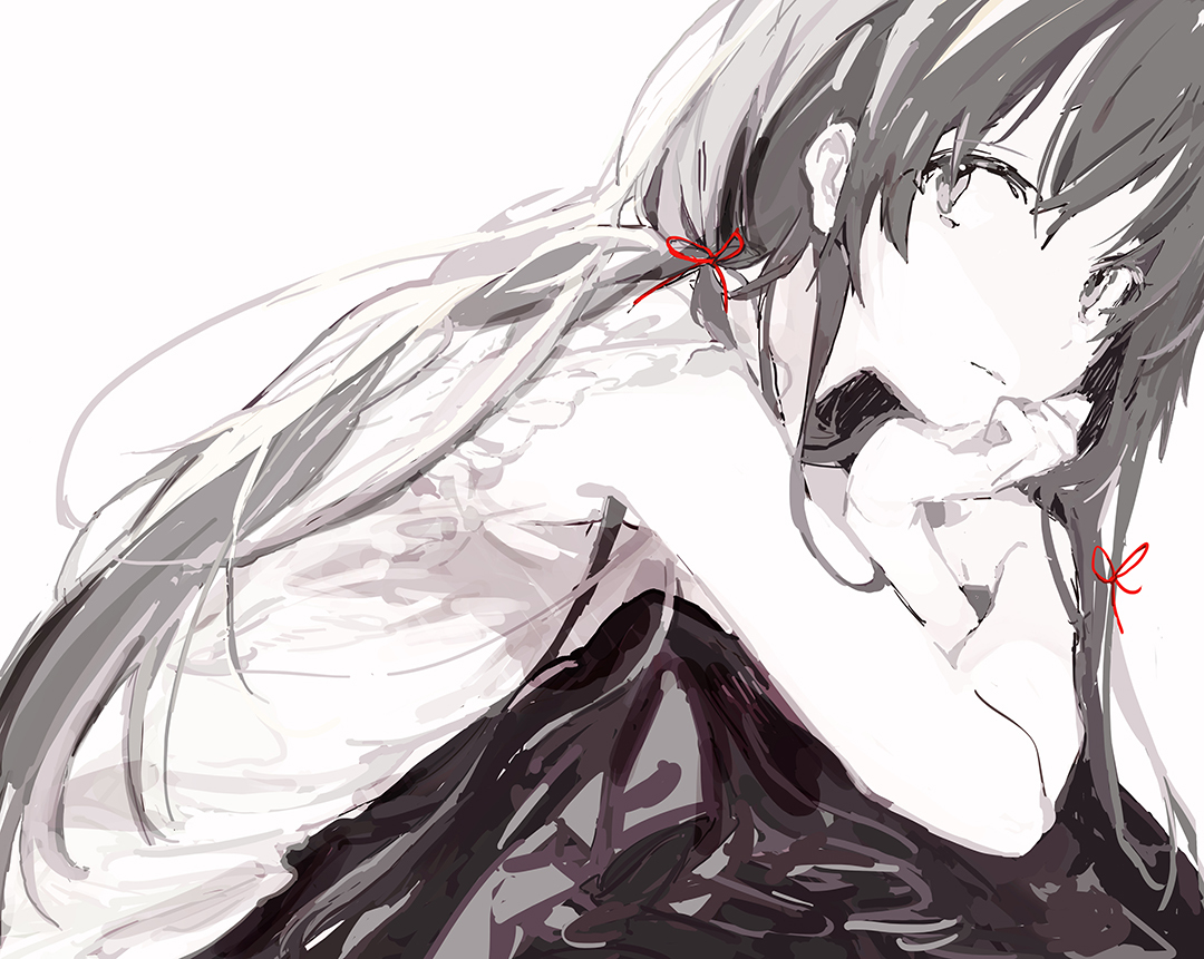 This is a pixiv picture whose title is 雪ノ下.