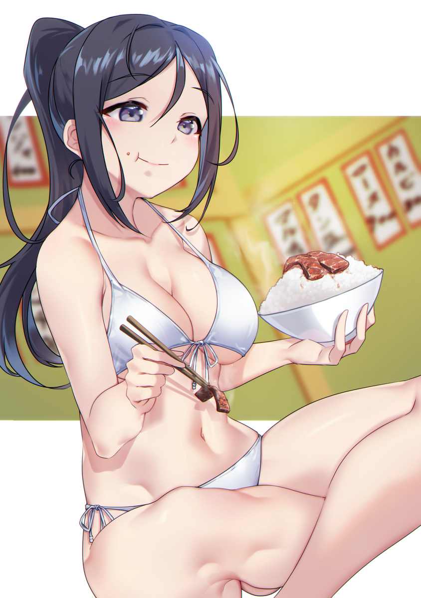 This is a pixiv picture whose title is 焼肉はふっ！はふ！はふはふっっっっ！.