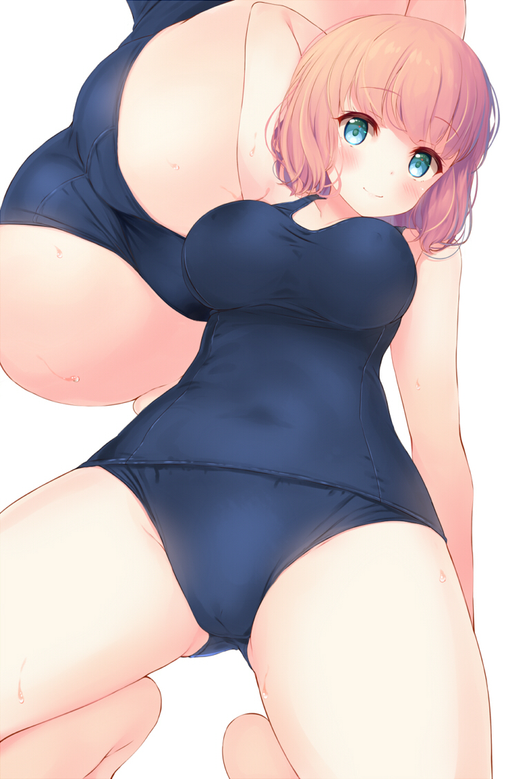 This is a pixiv picture whose title is モブ子ちゃん(サマー).