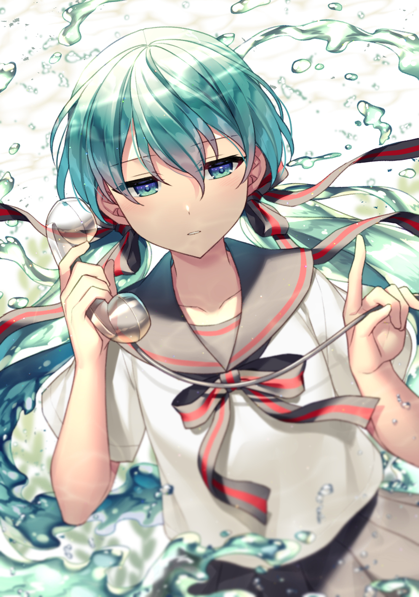 This is a pixiv picture whose title is ミク.