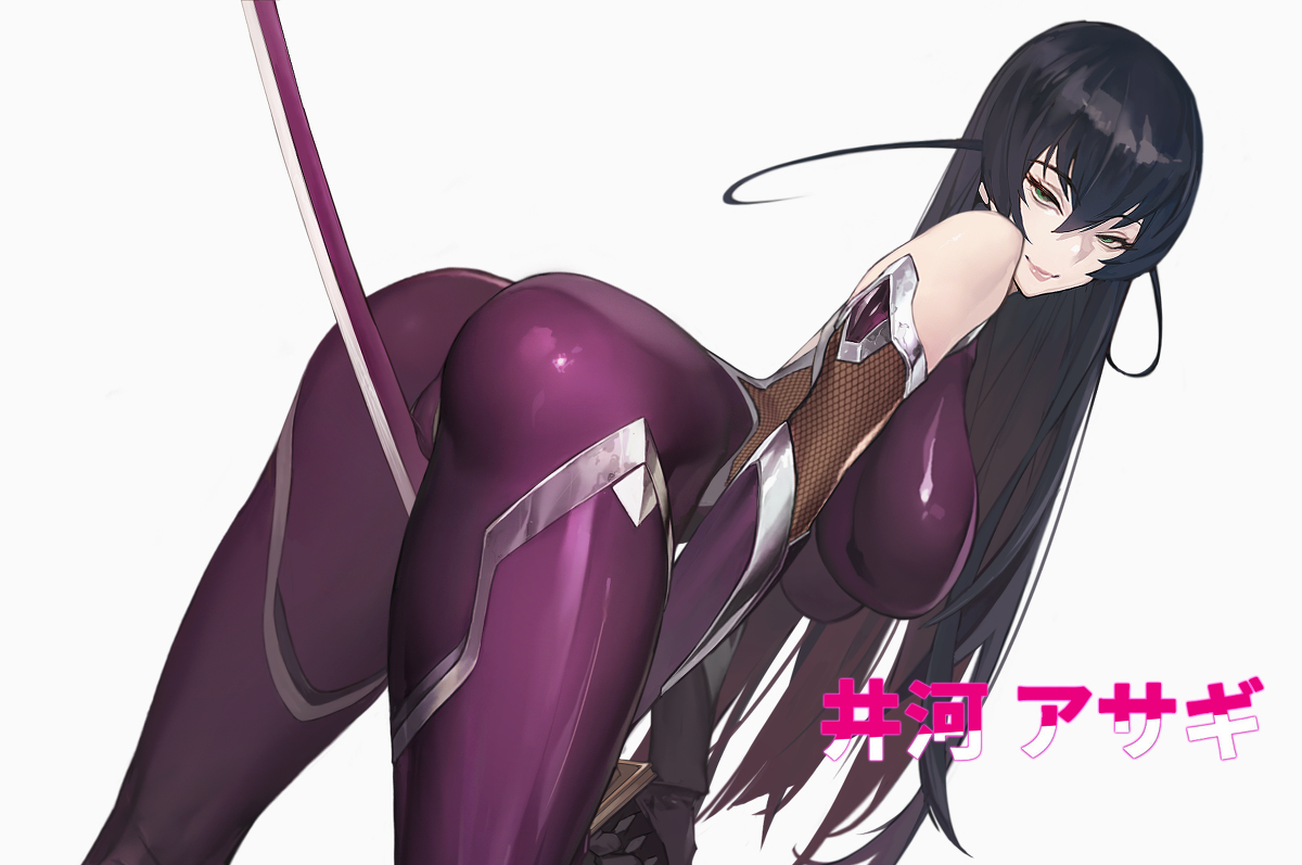 This is a pixiv picture whose title is アサギ.
