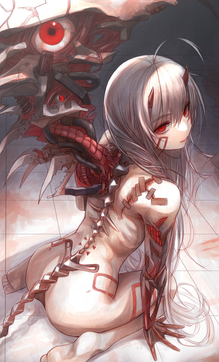 This is a pixiv picture whose title is 機生体.