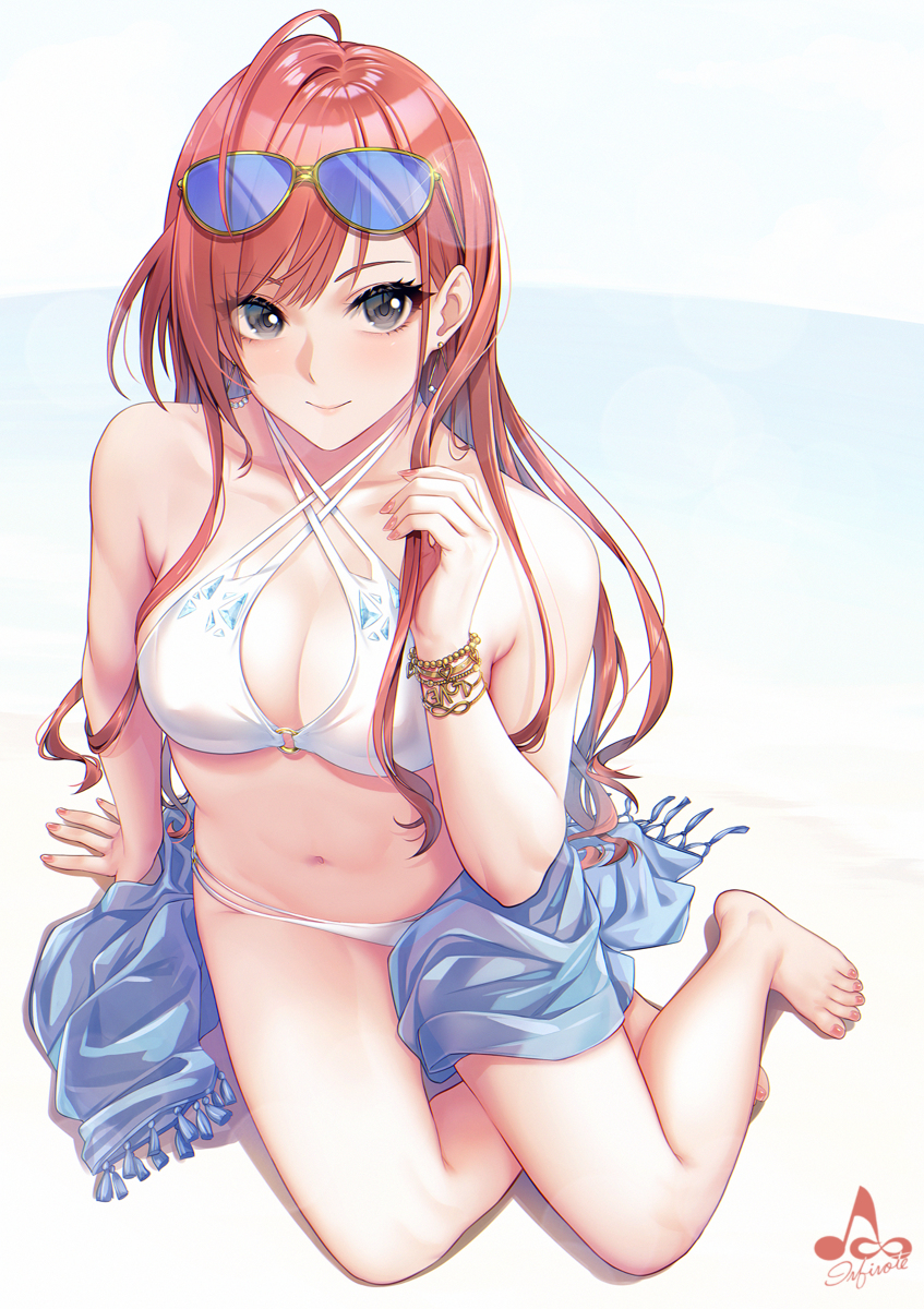 This is a pixiv picture whose title is 夏葉〜.