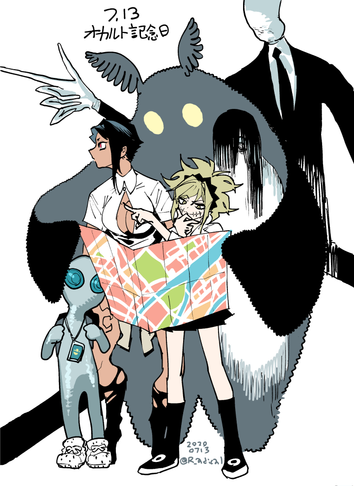 This is a pixiv picture whose title is オカルト記念日.
