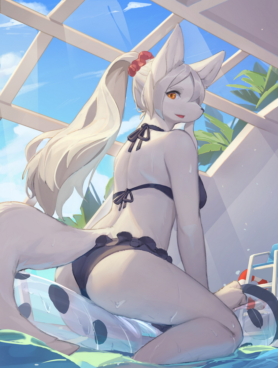 This is a pixiv picture whose title is プール.