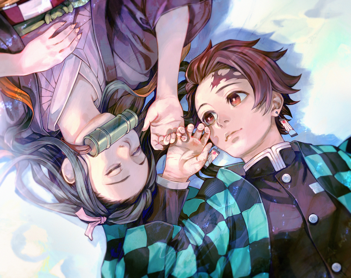 This is a pixiv picture whose title is 🎴竈門炭治郎🎴.
