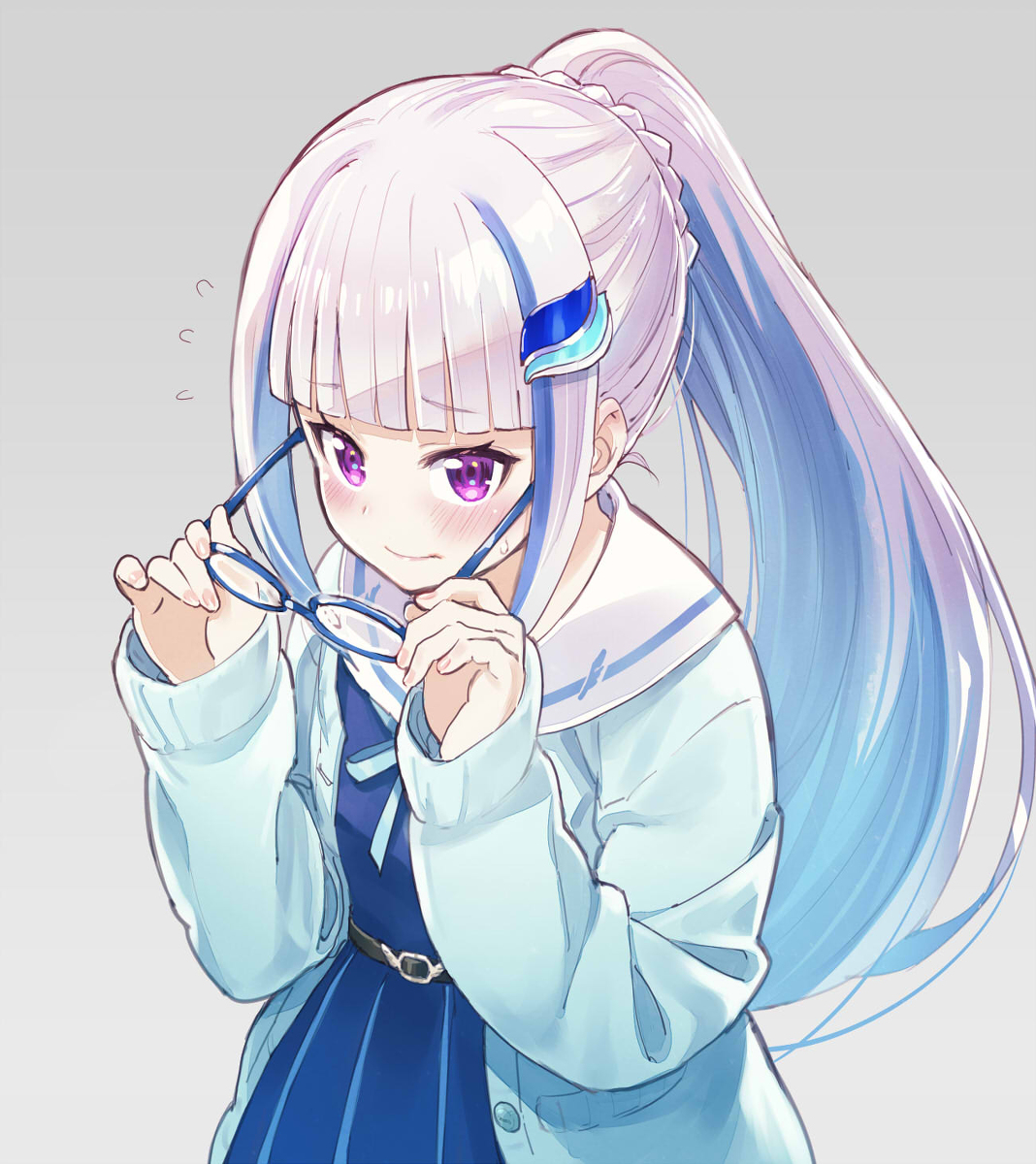 This is a pixiv picture whose title is 照れ皇女.