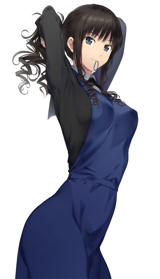 This is a pixiv picture whose title is 新妻はるか先輩の.