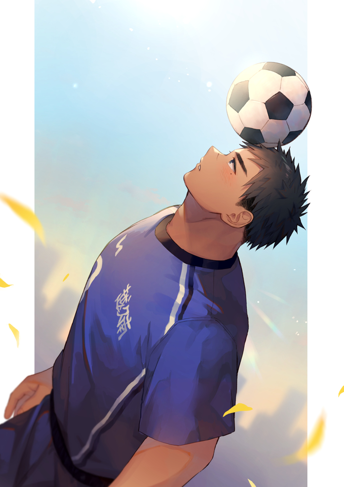 This is a pixiv picture whose title is サッカー部啓太.