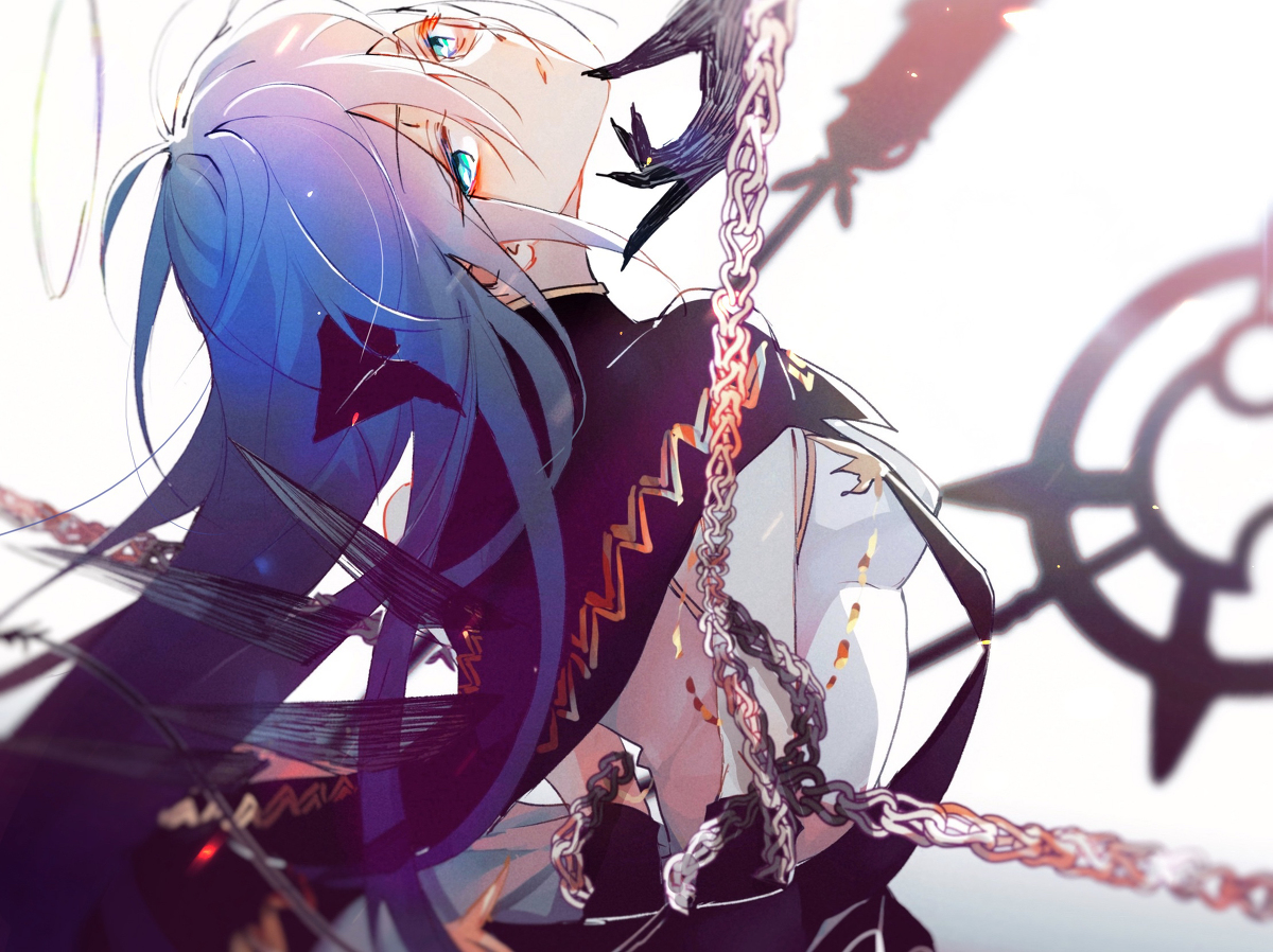 This is a pixiv picture whose title is 殉道者.