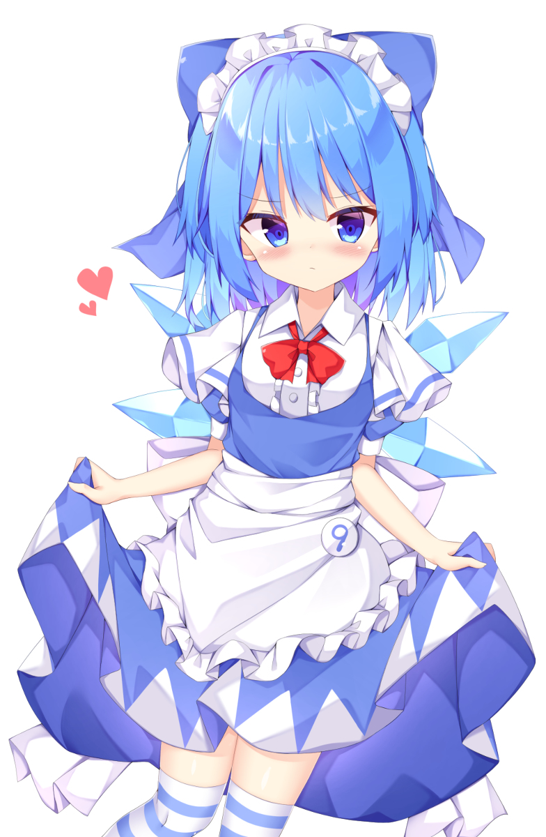 This is a pixiv picture whose title is メイドチルノちゃん.