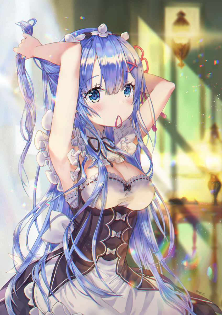 This is a pixiv picture whose title is レム.