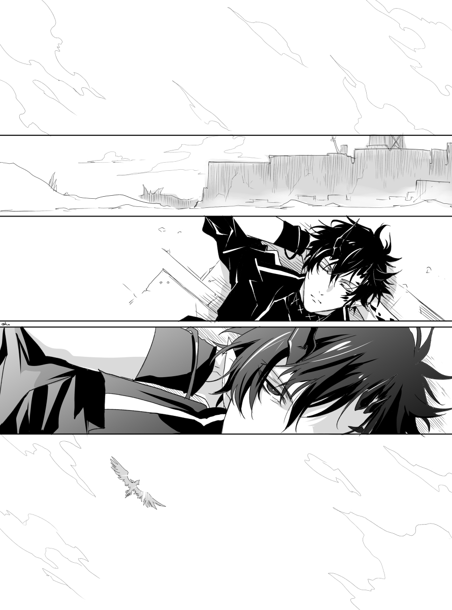 This is a pixiv picture whose title is アークナイツ(銀灰他).