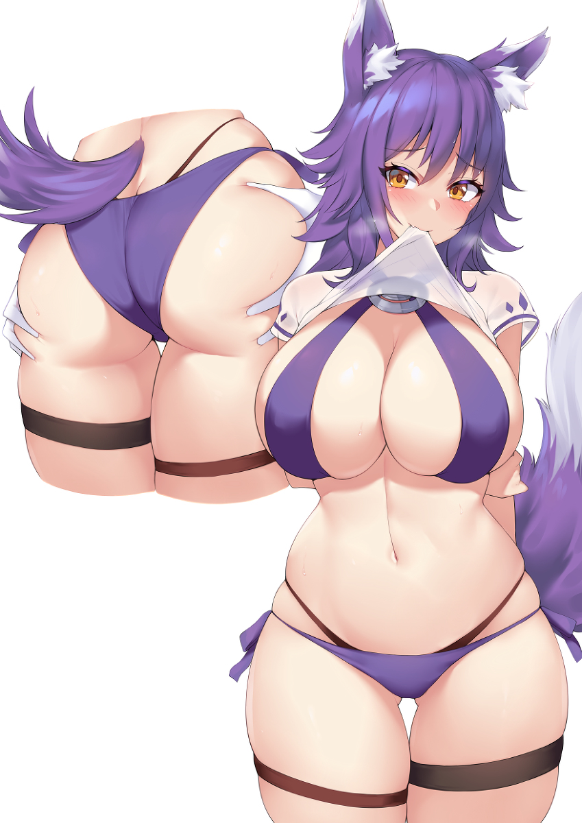 This is a pixiv picture whose title is 水着マコト.