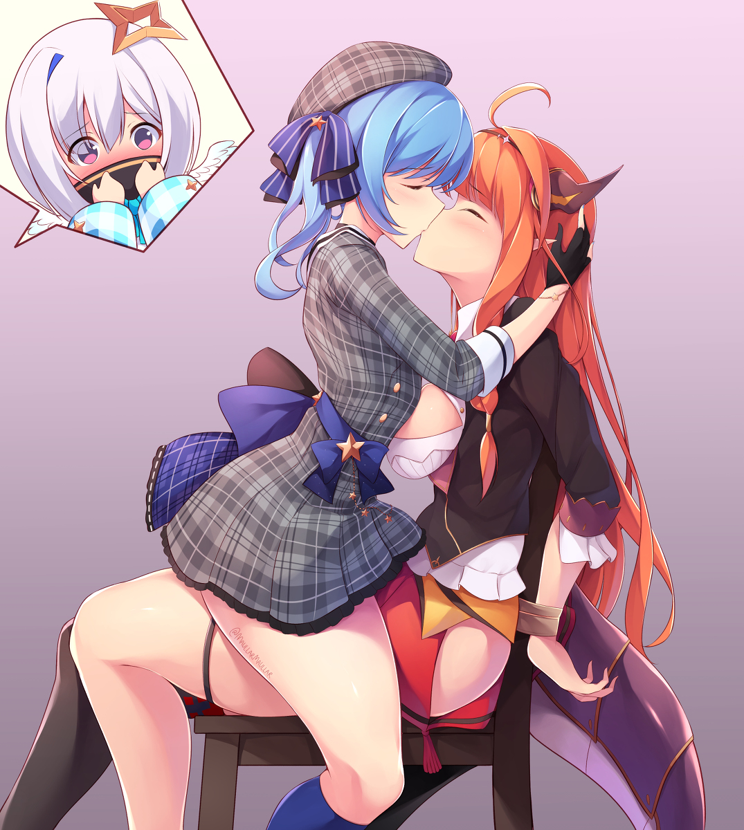 This is a pixiv picture whose title is Tales from the Holohouse.