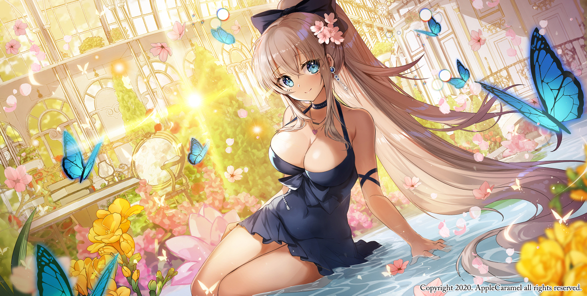 This is a pixiv picture whose title is ロマンチックガーデン.