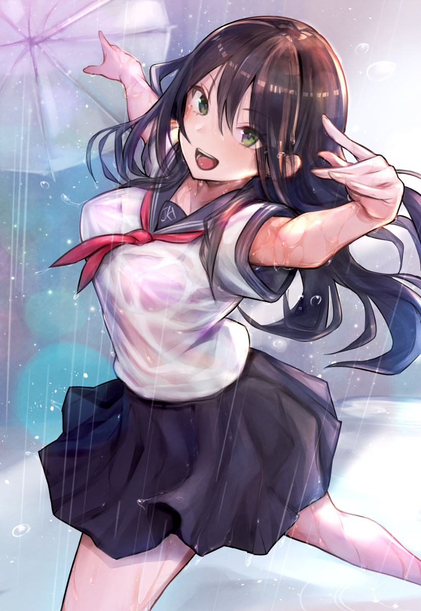 This is a pixiv picture whose title is 大濡れ.