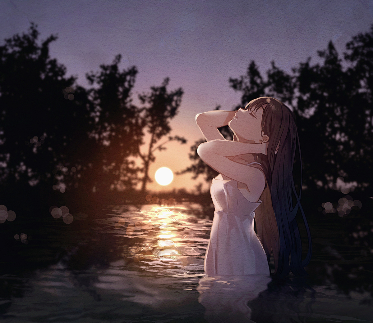 This is a pixiv picture whose title is ───.