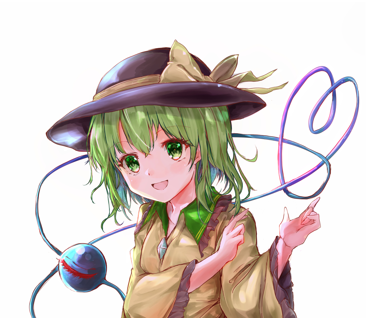 This is a pixiv picture whose title is こいしちゃん！.