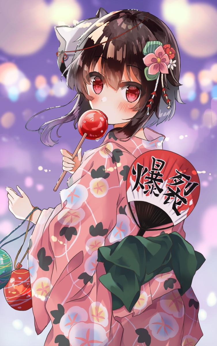 This is a pixiv picture whose title is 浴衣めぐみん.