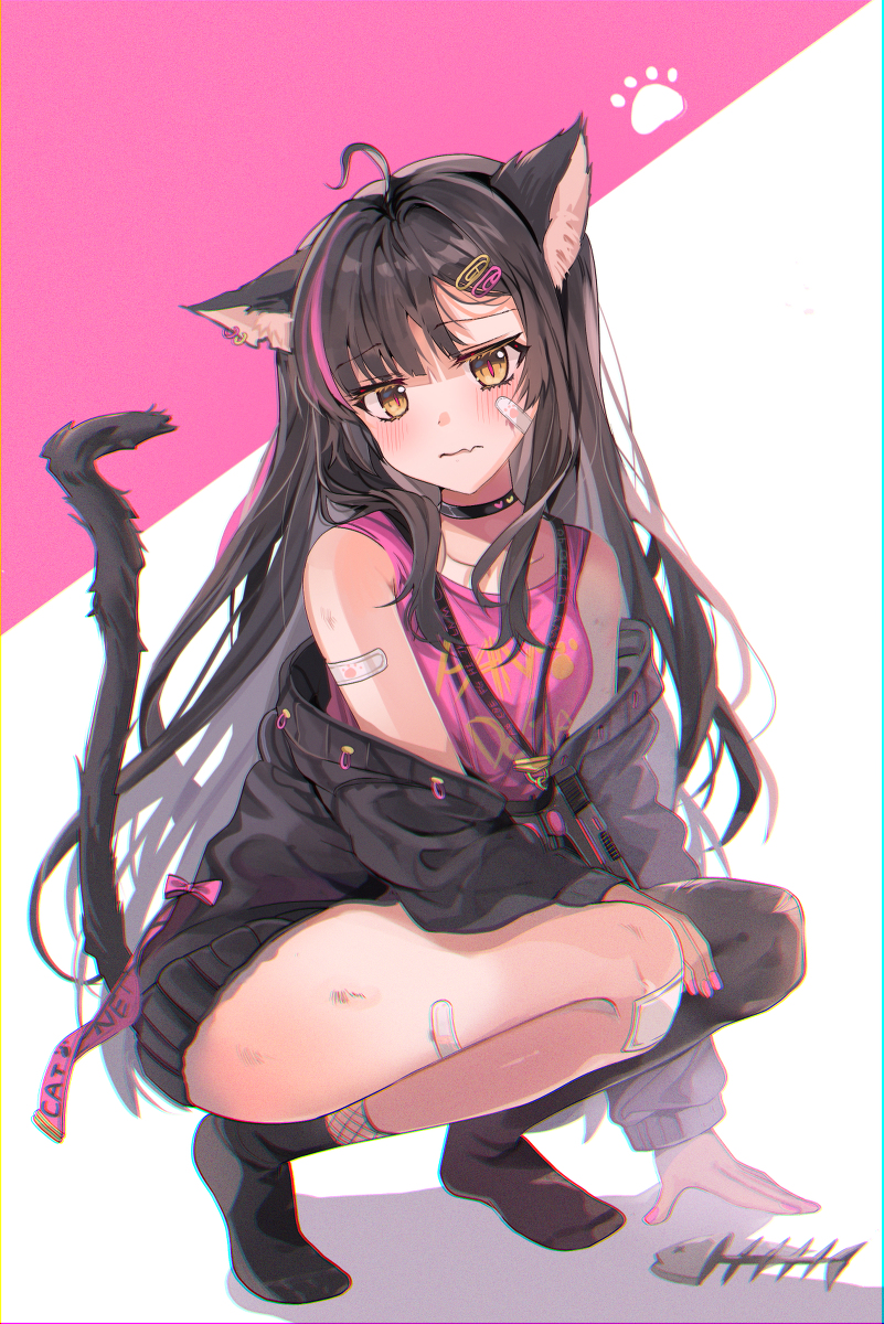 This is a pixiv picture whose title is ↀᴥↀ.
