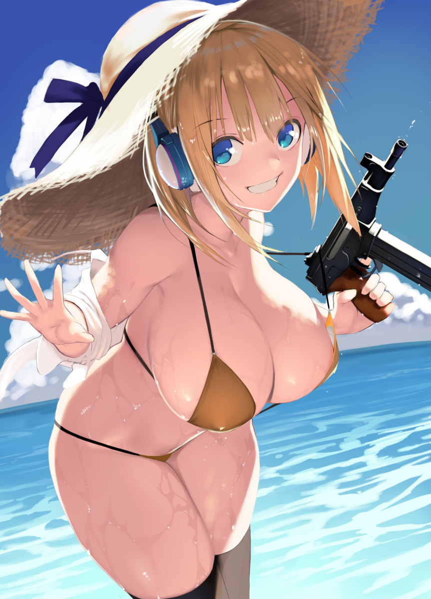 This is a pixiv picture whose title is 夏が来.