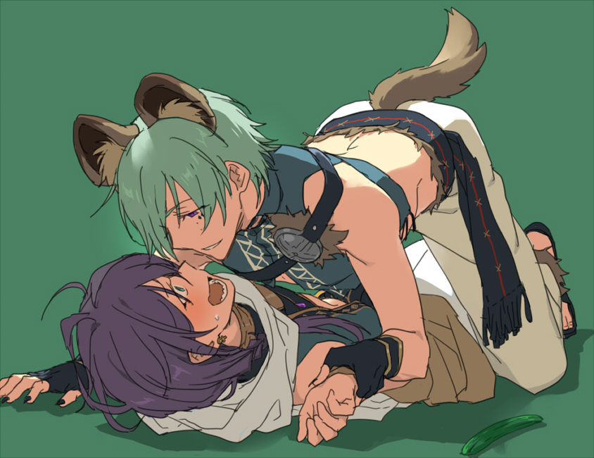 This is a pixiv picture whose title is ♦♣.