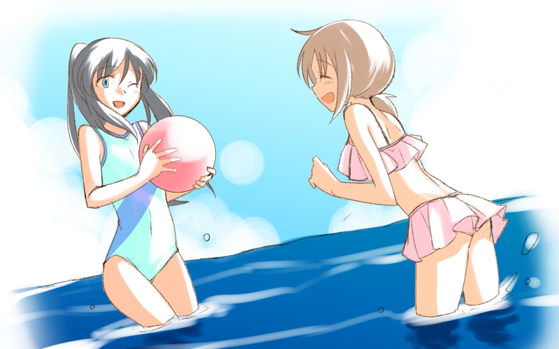 This is a pixiv picture whose title is コンフリらくがきと体験版の目処.