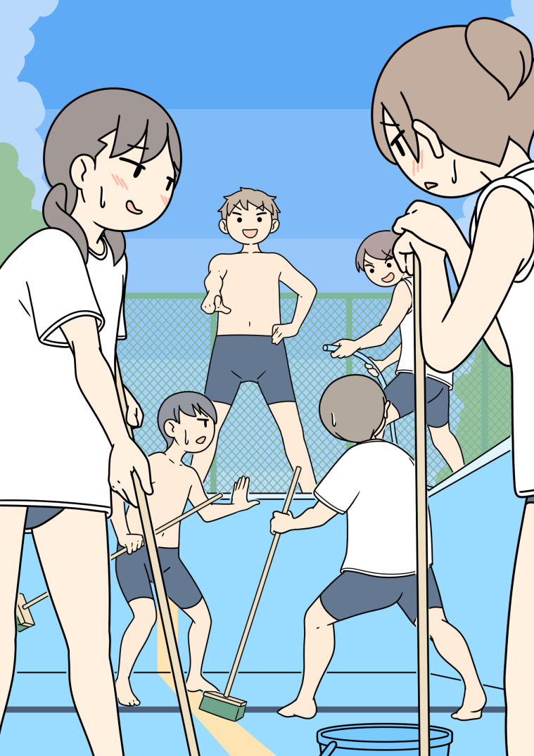 This is a pixiv picture whose title is 青春の１ページ.