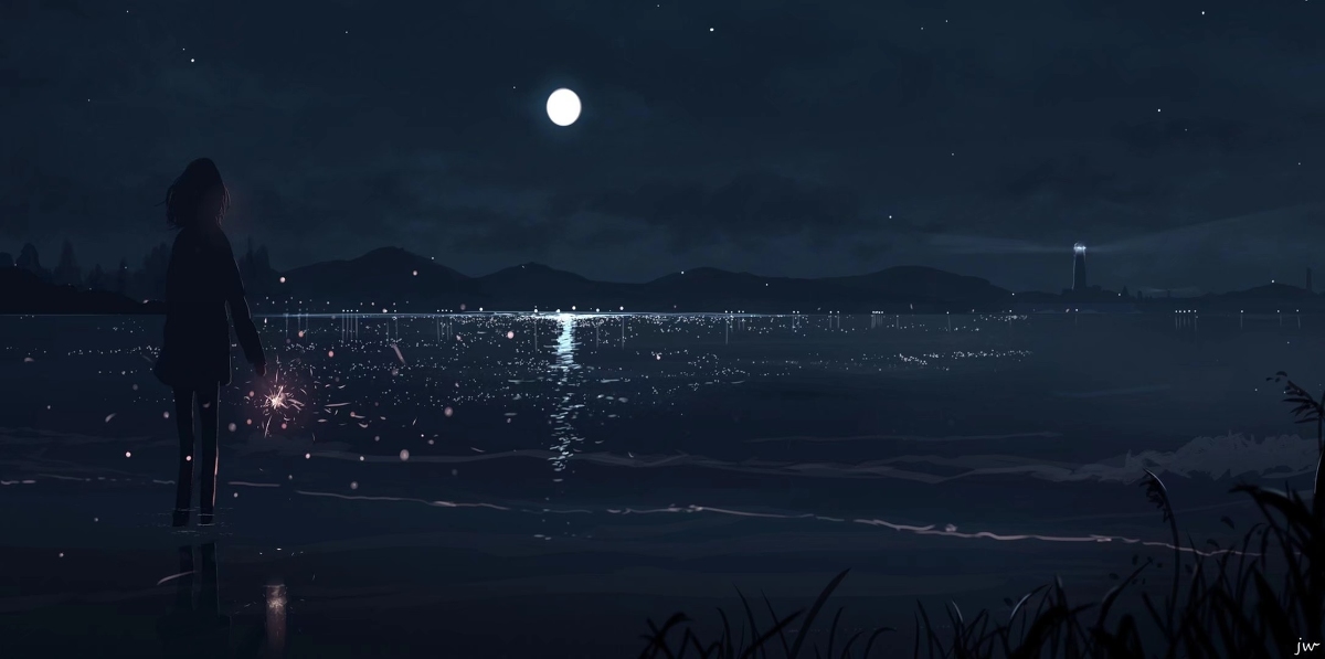 This is a pixiv picture whose title is 时光像最奢侈的烟火，将她的生命燃成灰烬。.