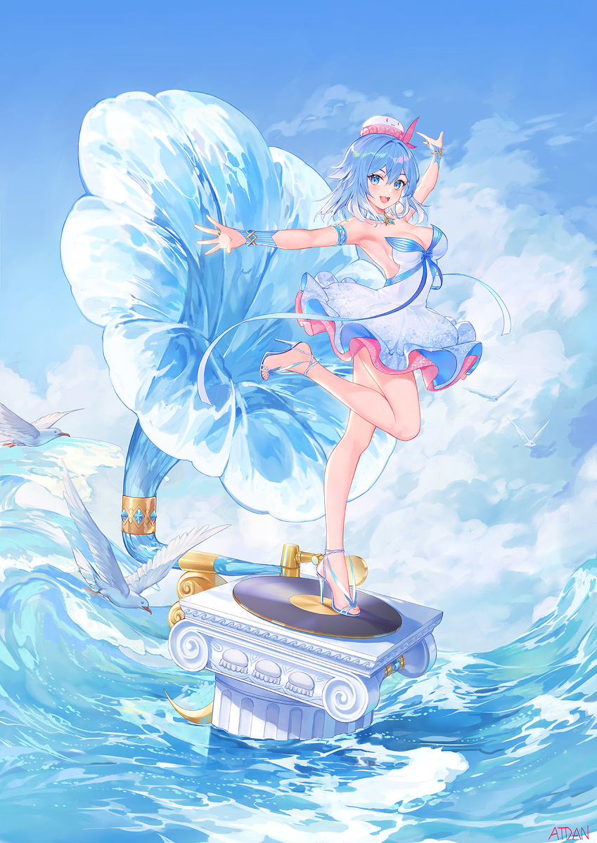 This is a pixiv picture whose title is Echoes of the Sea.