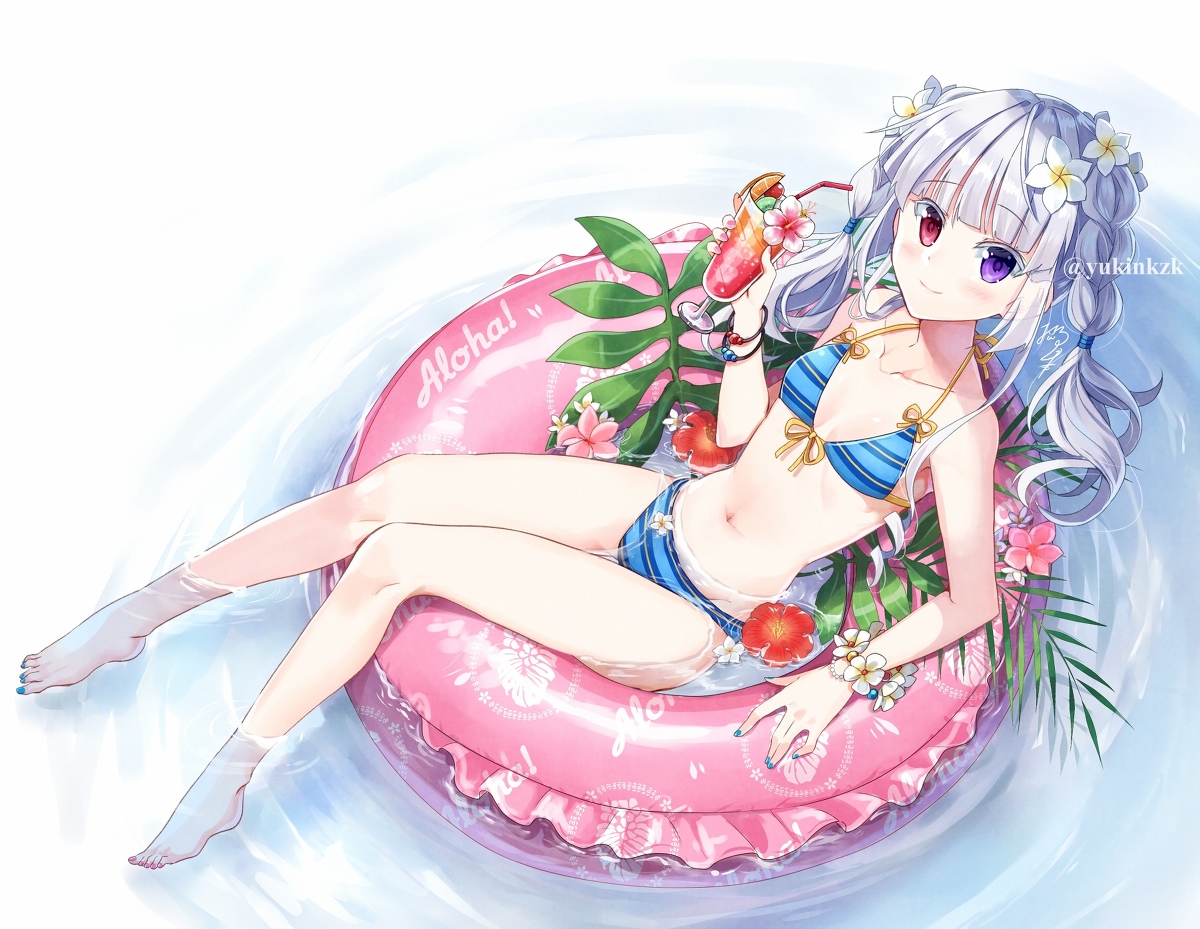 This is a pixiv picture whose title is ひんやり姫百合.