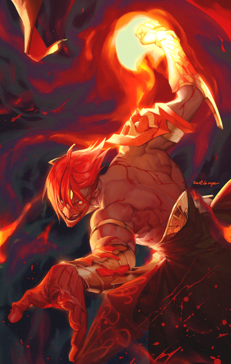 This is a pixiv picture whose title is スダルシャンチャクラ――！.