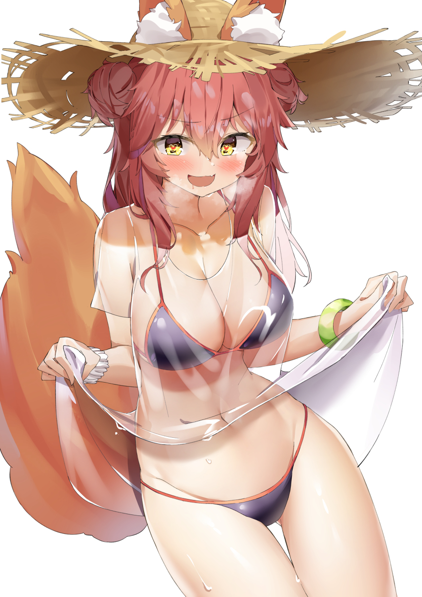 This is a pixiv picture whose title is Tamamo.