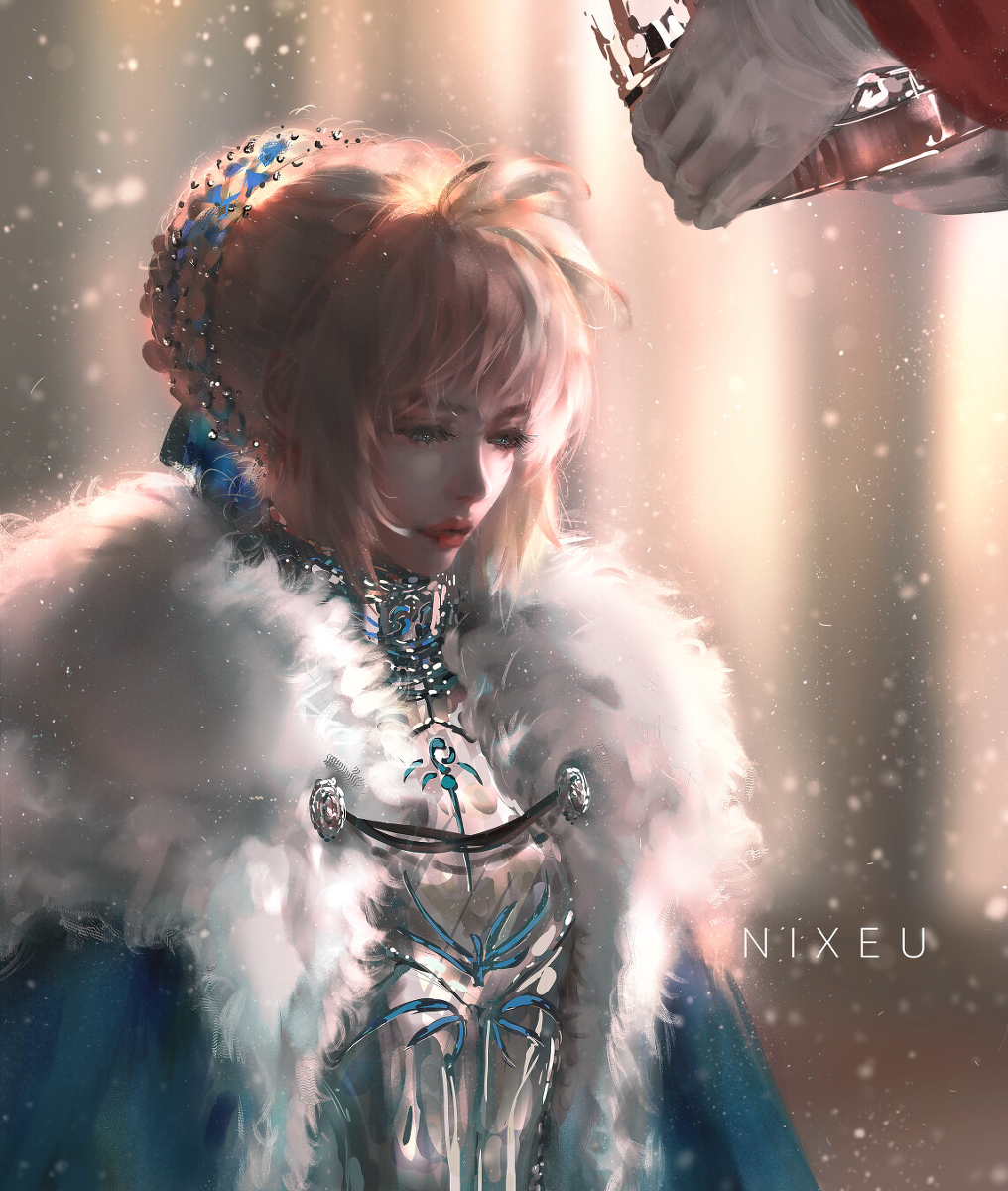 This is a pixiv picture whose title is C R O W N.