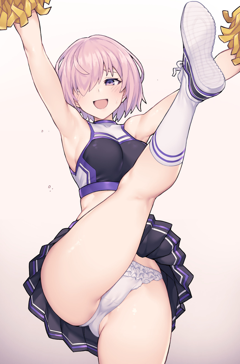 This is a pixiv picture whose title is がんばりマシュ.