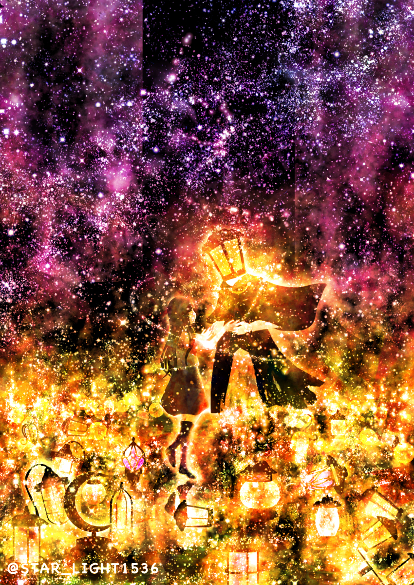 This is a pixiv picture whose title is 唯一の灯.