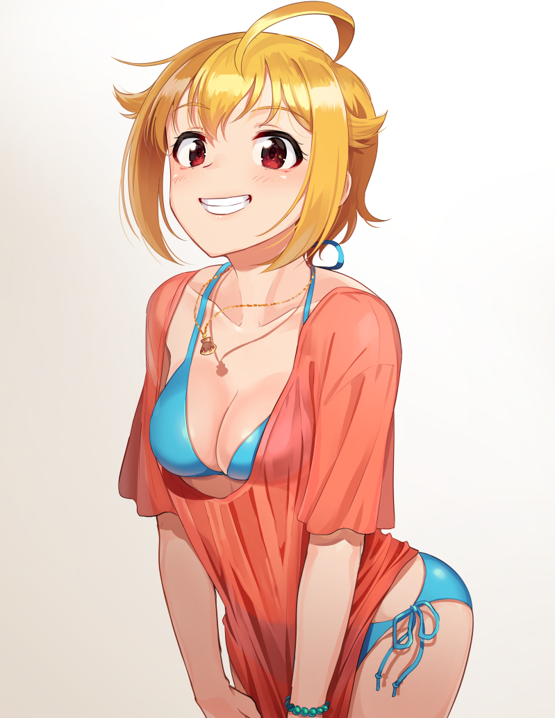 This is a pixiv picture whose title is 翼の水着.