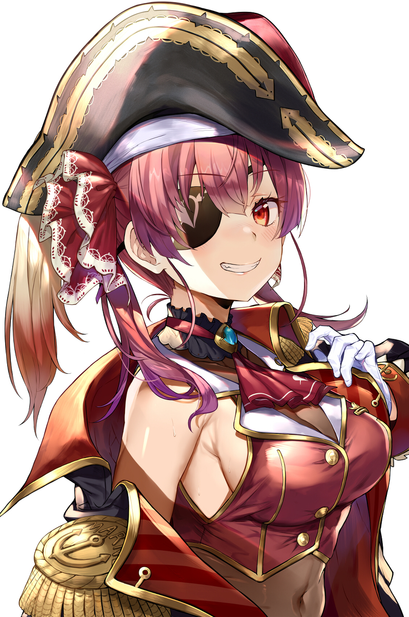 This is a pixiv picture whose title is マリン船長.