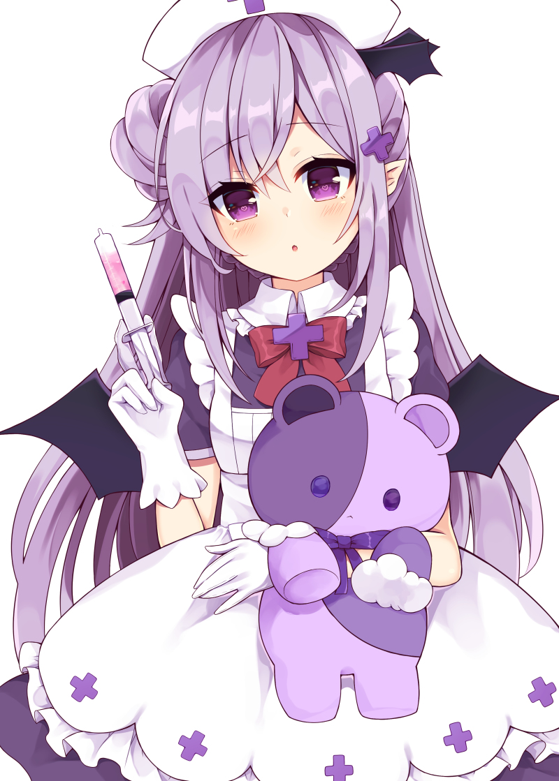 This is a pixiv picture whose title is ナースあきゅまちゃん.