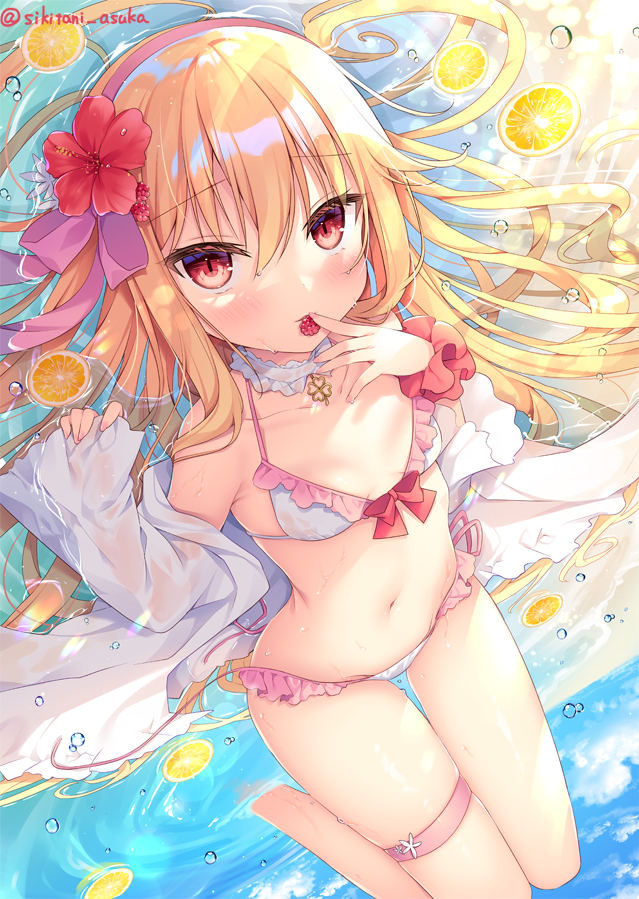 This is a pixiv picture whose title is 夏の日差し.