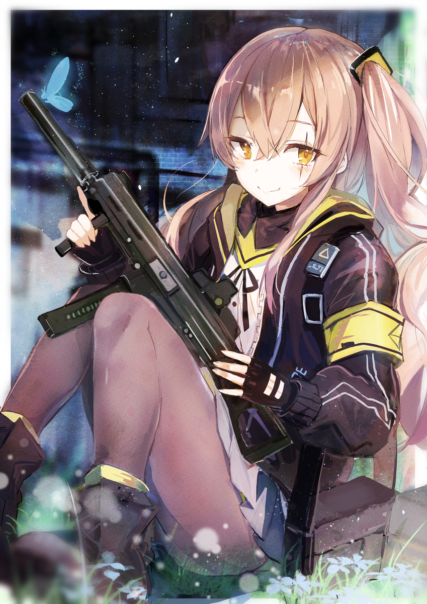 This is a pixiv picture whose title is UMP45.