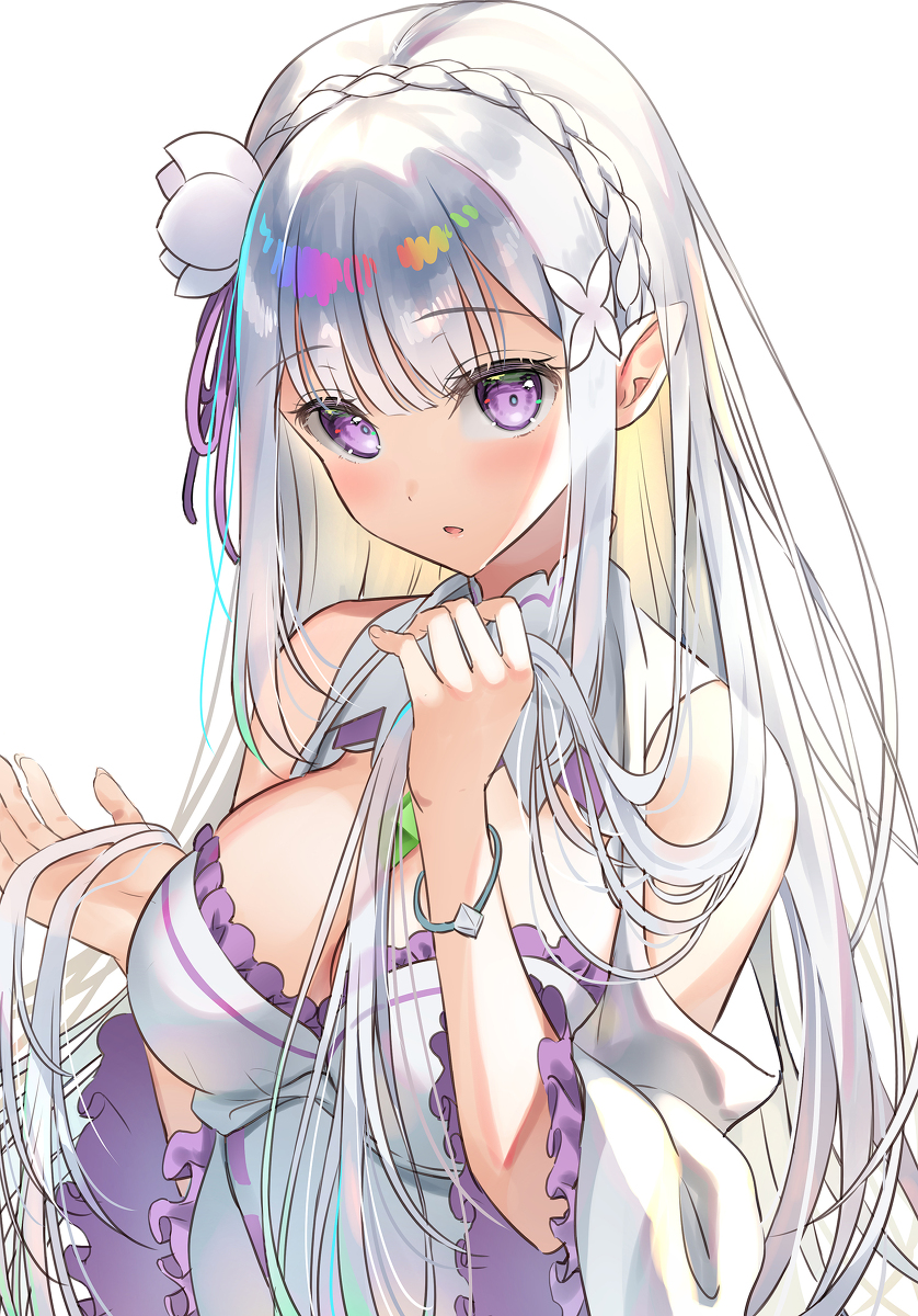 This is a pixiv picture whose title is らくがきエミリア.